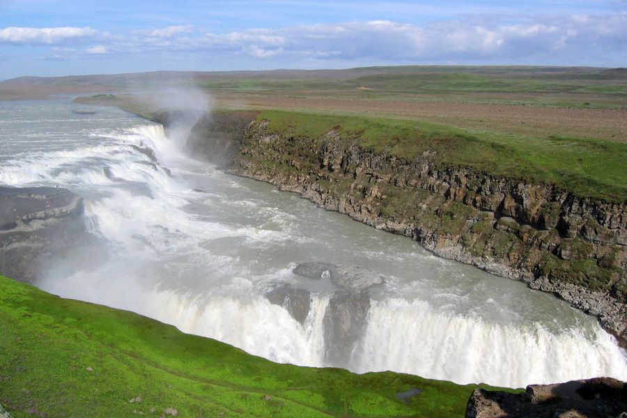 Wodospad Gullfoss (fot. Witold Muchowski)