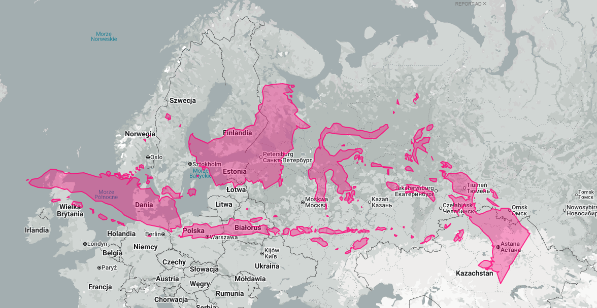 Indonezja - mapa w porównaniu z innymi miejscami na ziemi